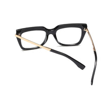 Load image into Gallery viewer, black woman&#39;s eyeglasses Oversized Square eye glass frame for women transparent computer glasses spectacle frames