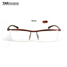 Load image into Gallery viewer, brand titanium glasses frame men Retro TR90 eyeglasses frames computer optical glasses myopia nerd spectacle frames 8189