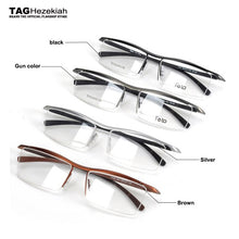 Load image into Gallery viewer, brand titanium glasses frame men Retro TR90 eyeglasses frames computer optical glasses myopia nerd spectacle frames 8189
