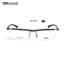 Load image into Gallery viewer, brand titanium glasses frame men Retro TR90 eyeglasses frames computer optical glasses myopia nerd spectacle frames 8189