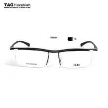 Load image into Gallery viewer, brand titanium glasses frame men Retro TR90 eyeglasses frames computer optical glasses myopia nerd spectacle frames 8189