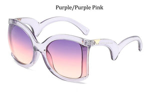 butterfly Sunglasses Women vintage  Brand Designer gradient sun glasses for female Feminine glasses UV400 oculos