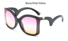 Load image into Gallery viewer, butterfly Sunglasses Women vintage  Brand Designer gradient sun glasses for female Feminine glasses UV400 oculos