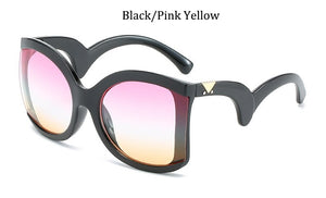butterfly Sunglasses Women vintage  Brand Designer gradient sun glasses for female Feminine glasses UV400 oculos