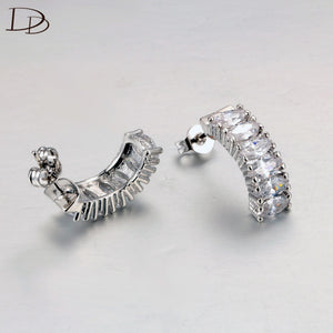 fashion jewelry Austrian crystal earrings for women 585 gold color brinco Austrian crystal vintage party earring femme DDe034