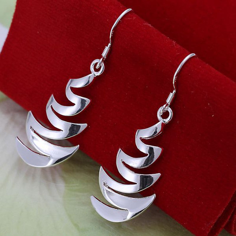 fashion jewelry Earring For Women, Silver Plated Earrings Crescent Moon Earrings E203 /PTWFWQZL FHOSRIEN
