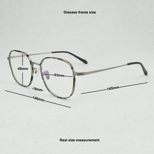 fashion myopia optical glasses frame women retro eye glasses frames for women Metal prescription computer spectacle frames 6004