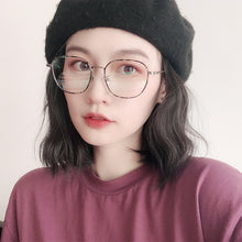 Load image into Gallery viewer, fashion myopia optical glasses frame women retro eye glasses frames for women Metal prescription computer spectacle frames 6004