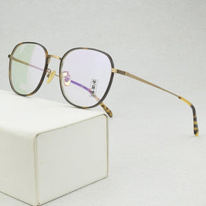 fashion myopia optical glasses frame women retro eye glasses frames for women Metal prescription computer spectacle frames 6004