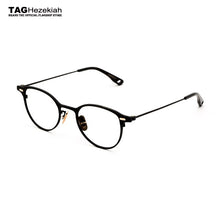 Load image into Gallery viewer, titanium glasses frame men women Retro myopia computer Brand eyeglasses frames Ultralight spectacle frames 47-21-145