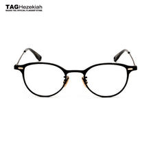Load image into Gallery viewer, titanium glasses frame men women Retro myopia computer Brand eyeglasses frames Ultralight spectacle frames 47-21-145