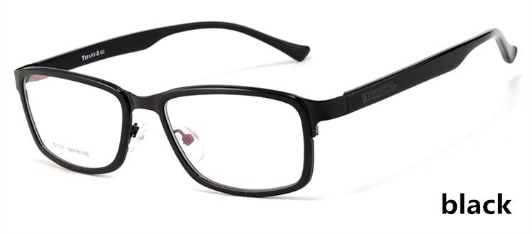 frame eyeglasses square frame men woman optical plain glasses eyewear frames acetate flexible comfortable big face 1007