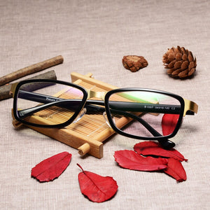 frame eyeglasses square frame men woman optical plain glasses eyewear frames acetate flexible comfortable big face 1007