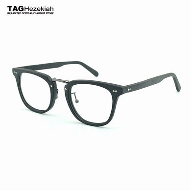 glasses frame TAG Hezekiah Brand 2023 retro imitation wood eyeglasses Myopia computer optical glasses prescription