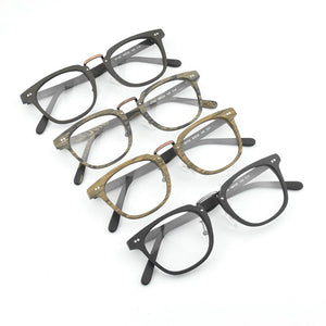 glasses frame TAG Hezekiah Brand 2023 retro imitation wood eyeglasses Myopia computer optical glasses prescription