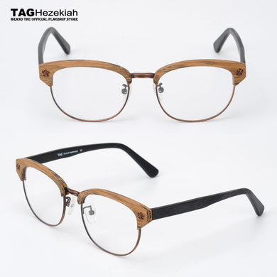 glasses frame eye glasses frames for men women 2023 Retro Italian imports of wood material myopia computer glasses Nerd