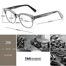 Load image into Gallery viewer, glasses frame eye glasses frames for men women 2023 Retro Italian imports of wood material myopia computer glasses Nerd