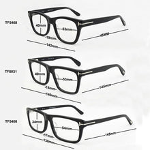 Load image into Gallery viewer, glasses frame men TF5468 TF8031 TF5408 Retro brand eye glasses frames for women square myopia prescription eyeglasses