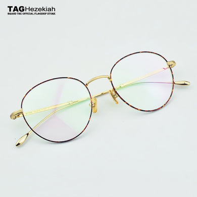 glasses frame women 2023 tag Hezekiah Brand Retro eyeglasses men Vintage computer prescription spectacles Goggles