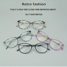 Load image into Gallery viewer, glasses frame women brand vintage spectacle frames women's Designer myopia computer Eyeglasses Nerd glasses Ultra-light thin