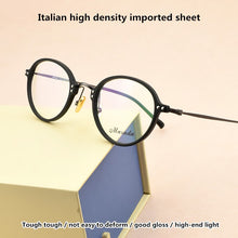 Load image into Gallery viewer, glasses frame women men 2023 Vintage round optical glasses frame Myopia computer radiation protection Retro eyeglasses frames