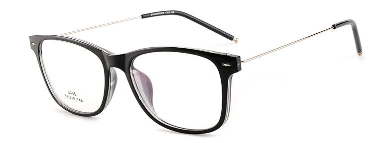 montature per occhiali Fade Color superfine tempio occhiali da vista occhiali ottico flessibile pianura leggerezza design degli occhiali prescrizione6005 