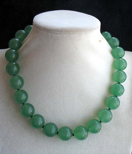 green jade round 14-18mm necklace 17inch wholesale beads nature woman 2017
