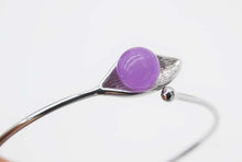 Carica l'immagine nel visualizzatore di Gallery, braccialetto di giada verde/rosa/viola/gialla rotondo 10mm s925 braccialetto circolare da 8 pollici perline all'ingrosso natura artigianale 