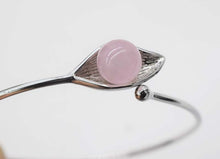 Carica l'immagine nel visualizzatore di Gallery, braccialetto di giada verde/rosa/viola/gialla rotondo 10mm s925 braccialetto circolare da 8 pollici perline all'ingrosso natura artigianale 