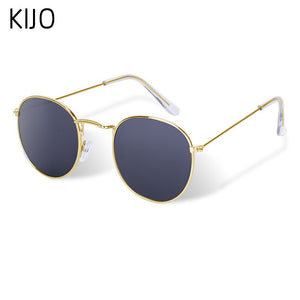 high-end KIJO Retro Oval Sunglasses Women Retro Clear Lens Eyewear Round Sun Glasses For Female Ladies