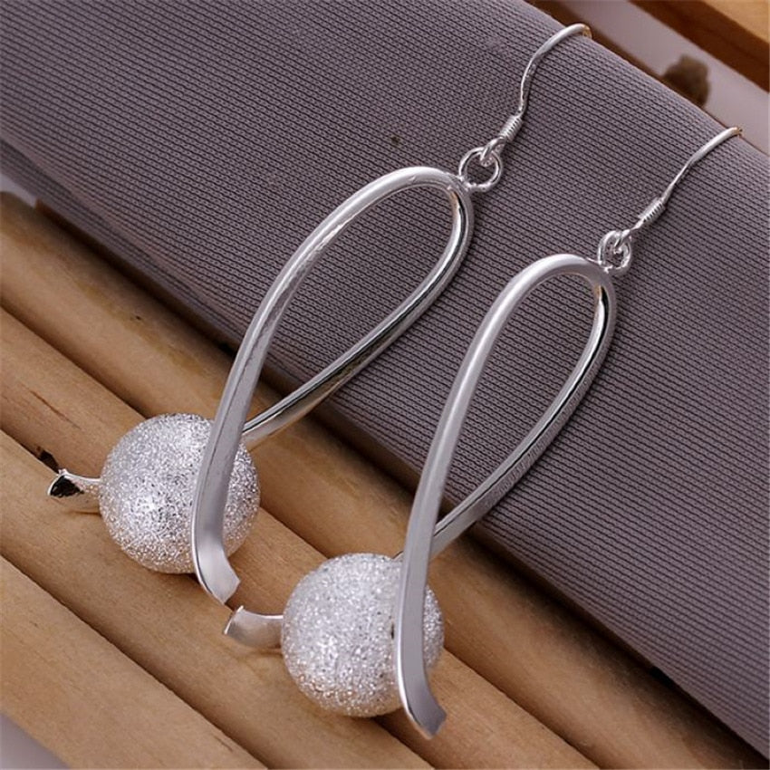 hot selling Retro Exquisite trend accessories silver plated earrings high quality fashion jewelry
