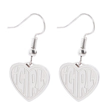 Carica l&#39;immagine nel visualizzatore di Gallery, iGIRL necklace Women Igirl Heart Pendant Necklace Stainless Steel Harajuku Female Symbol Gothic Streetwear Chain Necklace