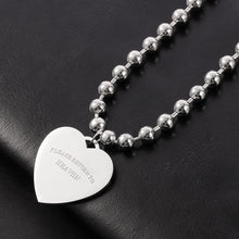 Load image into Gallery viewer, necklace she devil Women Igirl Heart Pendant Necklace Stainless Steel Harajuku Female Gothic Streetwear Chain Necklace