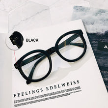 Load image into Gallery viewer, iboode 2023 Black Round Eyewear Frame Women Retro Big Optical Glasses Frame for Myopia Women Men Clear Lens Spectacles
