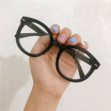 Load image into Gallery viewer, iboode 2023 Black Round Eyewear Frame Women Retro Big Optical Glasses Frame for Myopia Women Men Clear Lens Spectacles