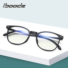Carica l&#39;immagine nel visualizzatore di Gallery, iboode Montatura per occhiali unisex anti luce blu per donna Uomo Montatura per occhiali semplice anti raggi blu Occhiali con lenti trasparenti 