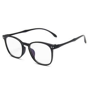 iboode Montatura per occhiali unisex anti luce blu per donna Uomo Montatura per occhiali semplice anti raggi blu Occhiali con lenti trasparenti 