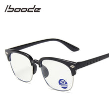 Carica l&#39;immagine nel visualizzatore di Gallery, iboode Occhiali per bambini Montatura per occhiali anti-blu Ray Quadrati trasparenti viola Occhiali ottici per PC Occhiali leggeri per occhiali Ragazza 