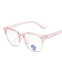 Carica l&#39;immagine nel visualizzatore di Gallery, iboode Occhiali per bambini Montatura per occhiali anti-blu Ray Quadrati trasparenti viola Occhiali ottici per PC Occhiali leggeri per occhiali Ragazza 