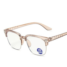 Carica l&#39;immagine nel visualizzatore di Gallery, iboode Occhiali per bambini Montatura per occhiali anti-blu Ray Quadrati trasparenti viola Occhiali ottici per PC Occhiali leggeri per occhiali Ragazza 