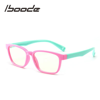Iboode Occhiali per bambini Occhiali TR90 Occhiali Cornice Occhiali per bambini Protezione UV400 Occhiali anti-bue-ray per bambini Ragazzi Ragazze 