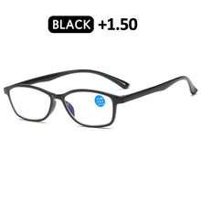 Load image into Gallery viewer, iboode Lightweight Reading Glasses Full Frame TR90 Flexible Anti Blue Light Eyeglasses For Women Men Diopter Eyewear +1.0 to 4.0