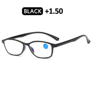iboode Lightweight Reading Glasses Full Frame TR90 Flexible Anti Blue Light Eyeglasses For Women Men Diopter Eyewear +1.0 to 4.0