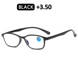 iboode Lightweight Reading Glasses Full Frame TR90 Flexible Anti Blue Light Eyeglasses For Women Men Diopter Eyewear +1.0 to 4.0