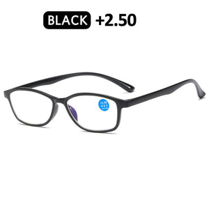 iboode Lightweight Reading Glasses Full Frame TR90 Flexible Anti Blue Light Eyeglasses For Women Men Diopter Eyewear +1.0 to 4.0