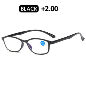 iboode Lightweight Reading Glasses Full Frame TR90 Flexible Anti Blue Light Eyeglasses For Women Men Diopter Eyewear +1.0 to 4.0