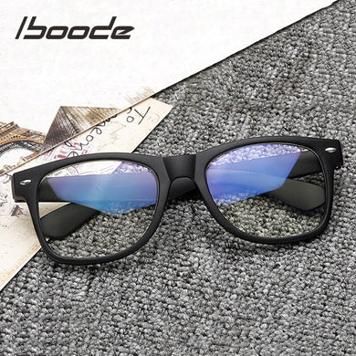 iboode Retro Square Computer Glasses Frame for Women Men Spectacle Optical Myopia Eye Glasses Frame Nerd Galsses Frames
