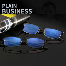 Load image into Gallery viewer, iboode Square Metal Business Myopia Glasses Men Women Diopter Anti Blue Light Myopic Glasses -1.0 1.25 1.5 1.75 2.0 2.25 to 4.0