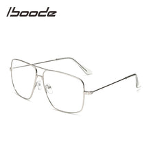 Load image into Gallery viewer, iboode Vintage Gold Metal Glasses Frame Women Men Anti-blue Light Classic Square Optical Lens Eyewear Spectacle Unisex Sunglass