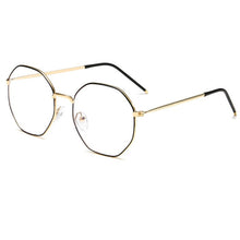 Load image into Gallery viewer, iboode Vintage Metal Irregular Polygon Frame Glasses Women Men Anti Blue Light Eyeglasses Computer Goggle Unisex Eyewear Mirror